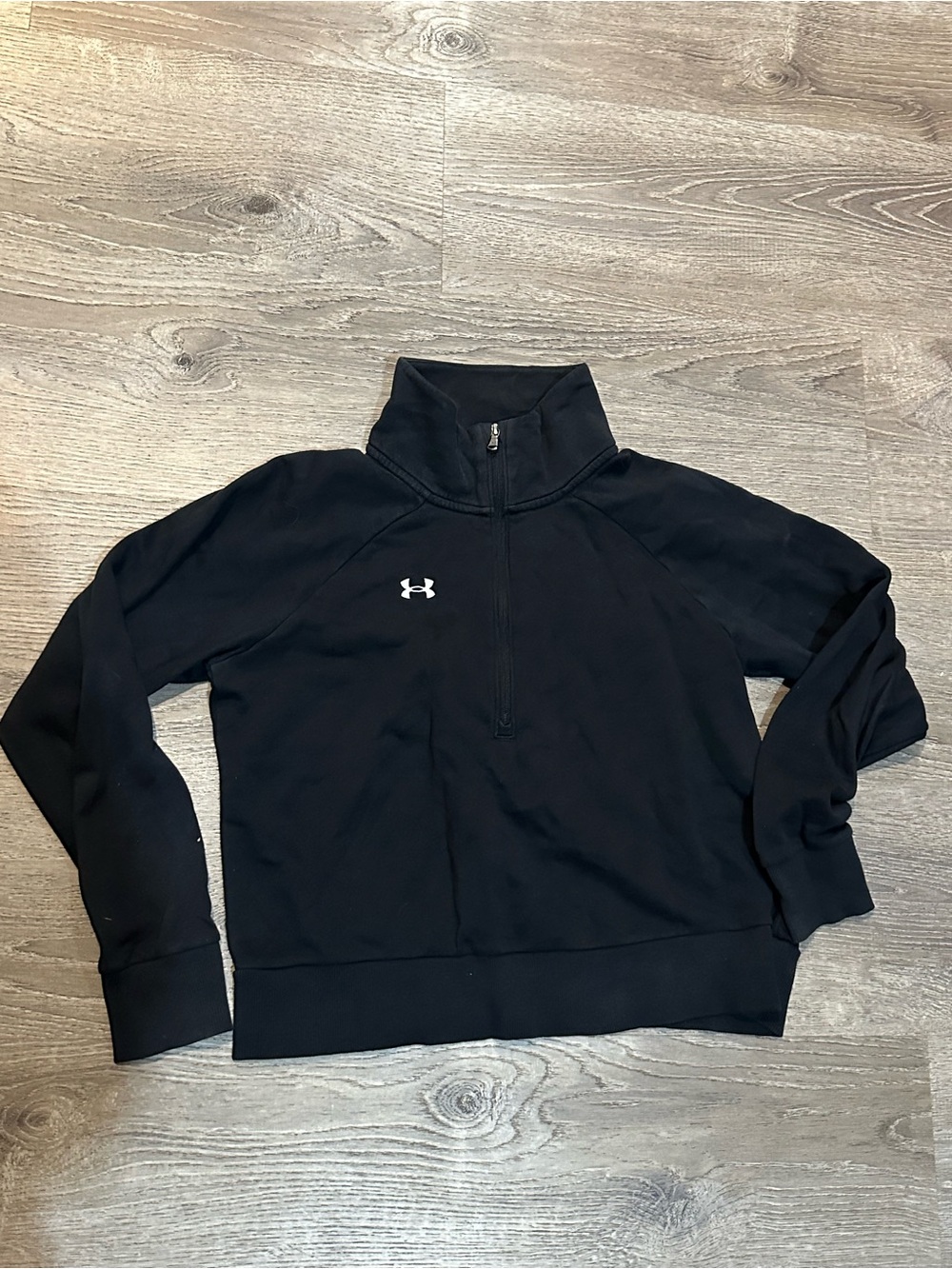 Under Armour Black Quarter-Zip Pullover Jacket – XS